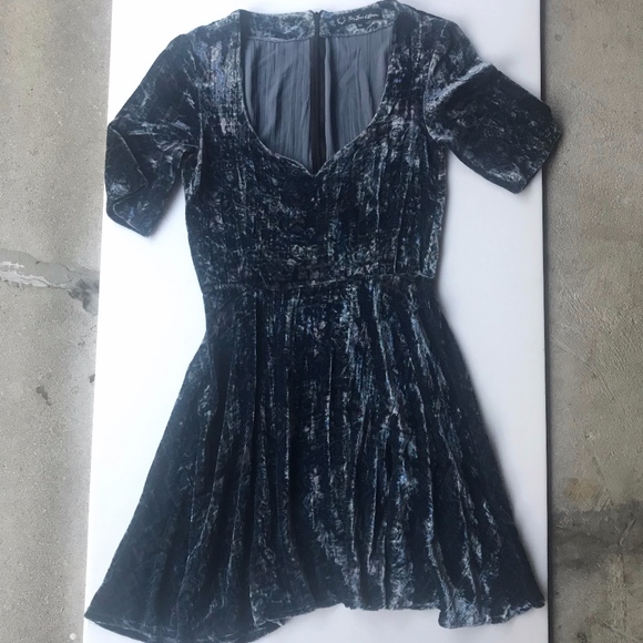 For Love and Lemons Patterned Velvet Dress - Picture 1 of 5